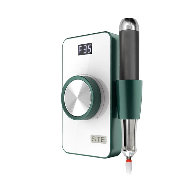 Coreless Motor 35000RPM Rechargeable Nail Drill Machine for Manicure Pedicure Portable Polisher Electric File Machine