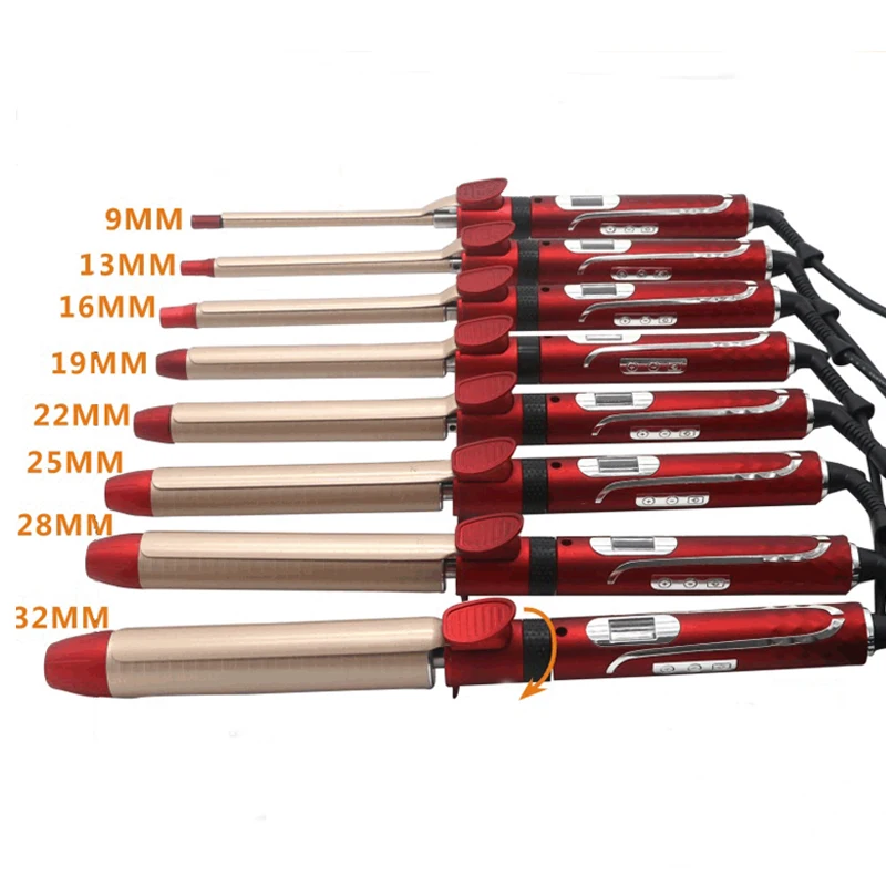 ceramic curling iron hair curler professional curling irons curling wand negative ion iron tourmaline ceramic barrel