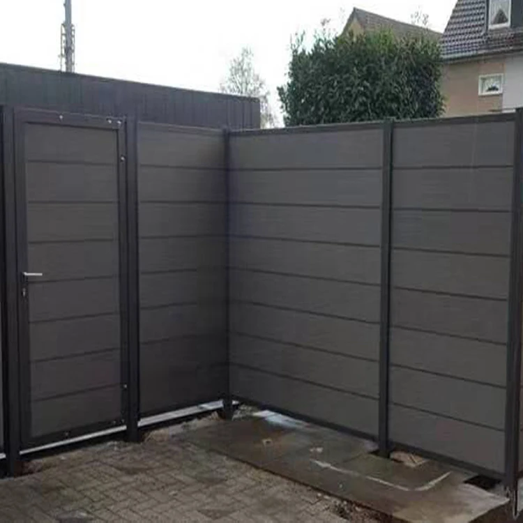 Customized Different  Size Outdoor Garden Elegant WPC Fence