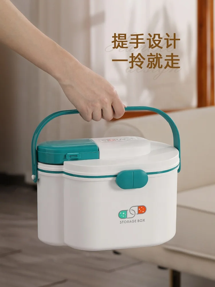 Household Travel Plastic First Aid Kit Medical container Medicine Chest With Box