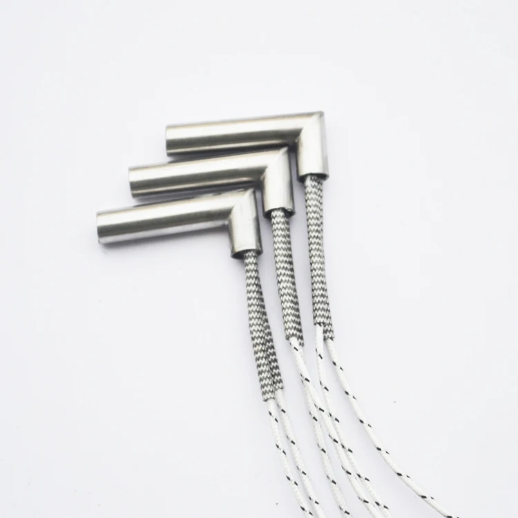 L Type Electric Resistance Heating Tube Finger Heaters Cartridge Heater