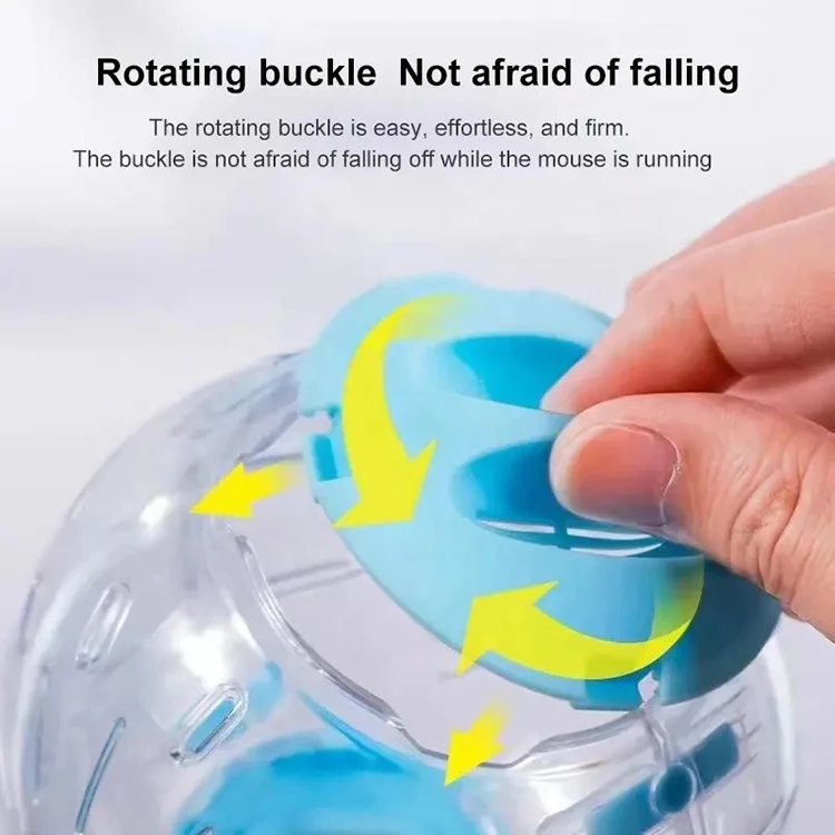 Colorful Indoor Small Pet Plastic Cute Exercise Hamster Jogging Wheel Running Ball Funny Ball For Hamster Small Pets Animals