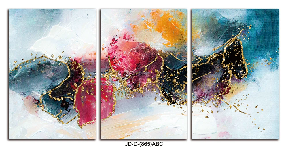 China Factory Wholesale Framed Art Prints Abstract Wall Painting Canvas Painting Wall Art