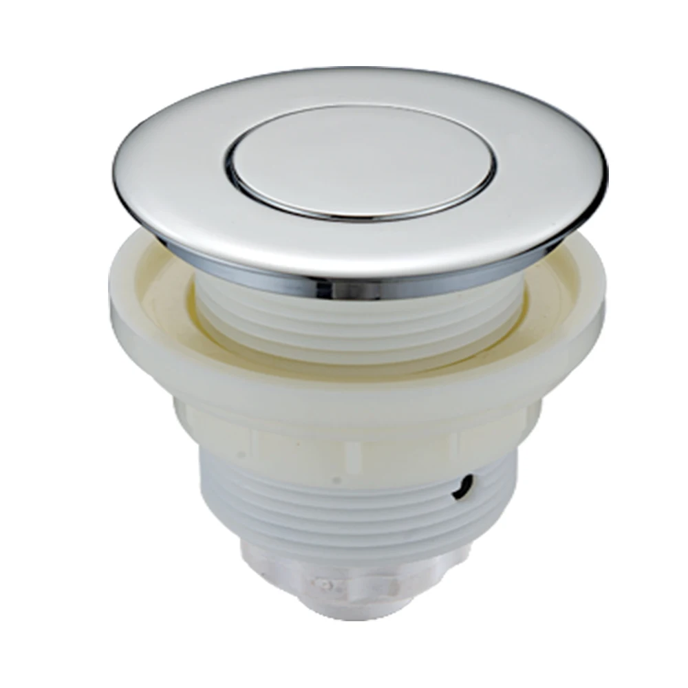 Factory Supply Jetway Fitting PR-B10 ABS Chromed Air On-off 3*6MM bathtub whirlpool accessories LUOHE GLOBAL sanitary