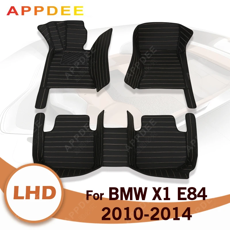 Car floor mats for BMW X1 E84 2010 2011 2012 2013 2014 Custom auto foot Pads automobile carpet cover interior accessories