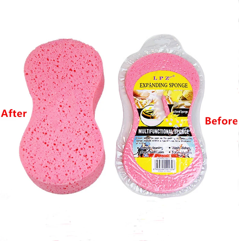 Многофункциональная волшебная сжатая Чистящая губка для мытья автомобиля, Чистящая губка