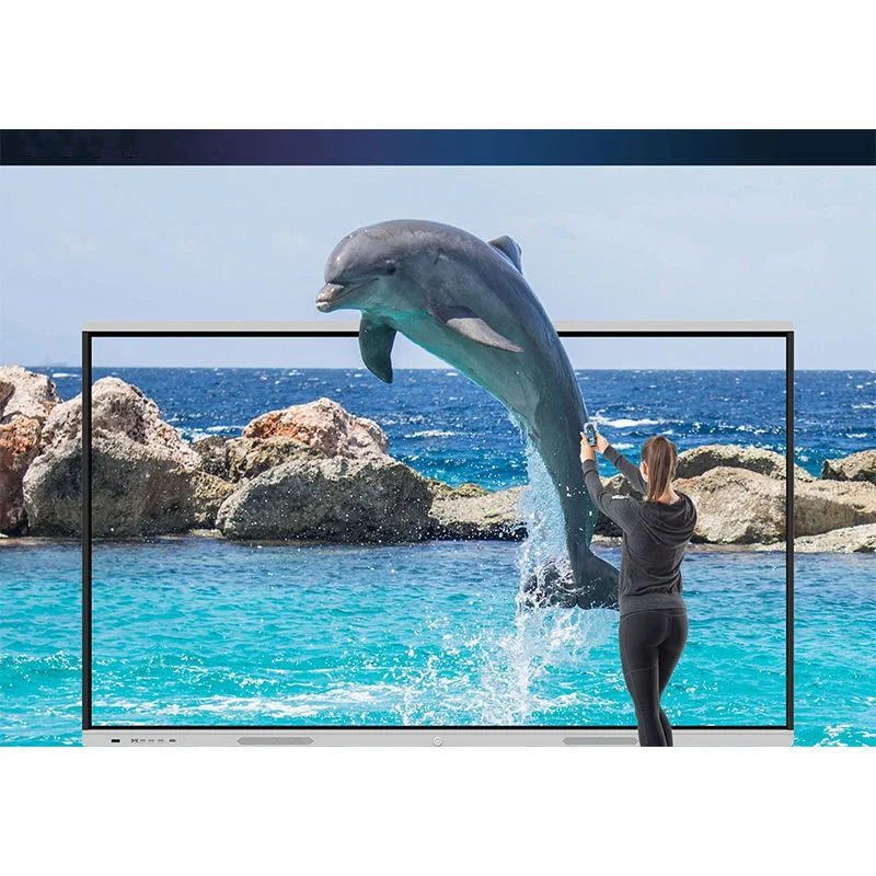 Smart Lcd Display Electronic 50-98inch Big Touch Screen Size All In One Computer Interactive Whiteboard
