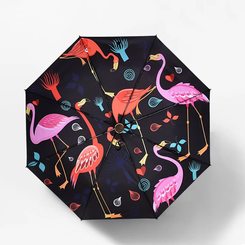 Umbrella supplier  Customizable  Milan fashion show flamingo outdoor umbrella patio umbrellas