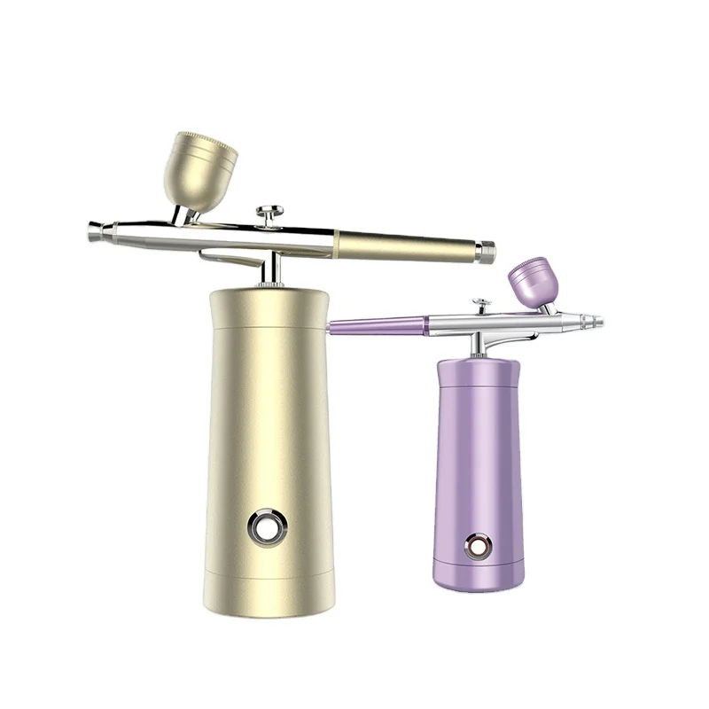 Hot Selling Product Facial Water Replenishing Instrument High Voltage Cordless Airbrush Oxygen Injection Skin