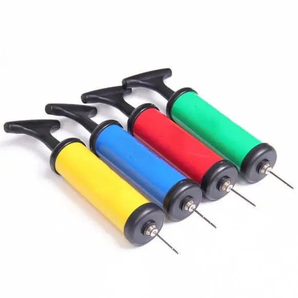 Mini Plastic Basketball/Soccer Ball Air Pump Balloon Inflator Birthday Party Ballon Hand pump