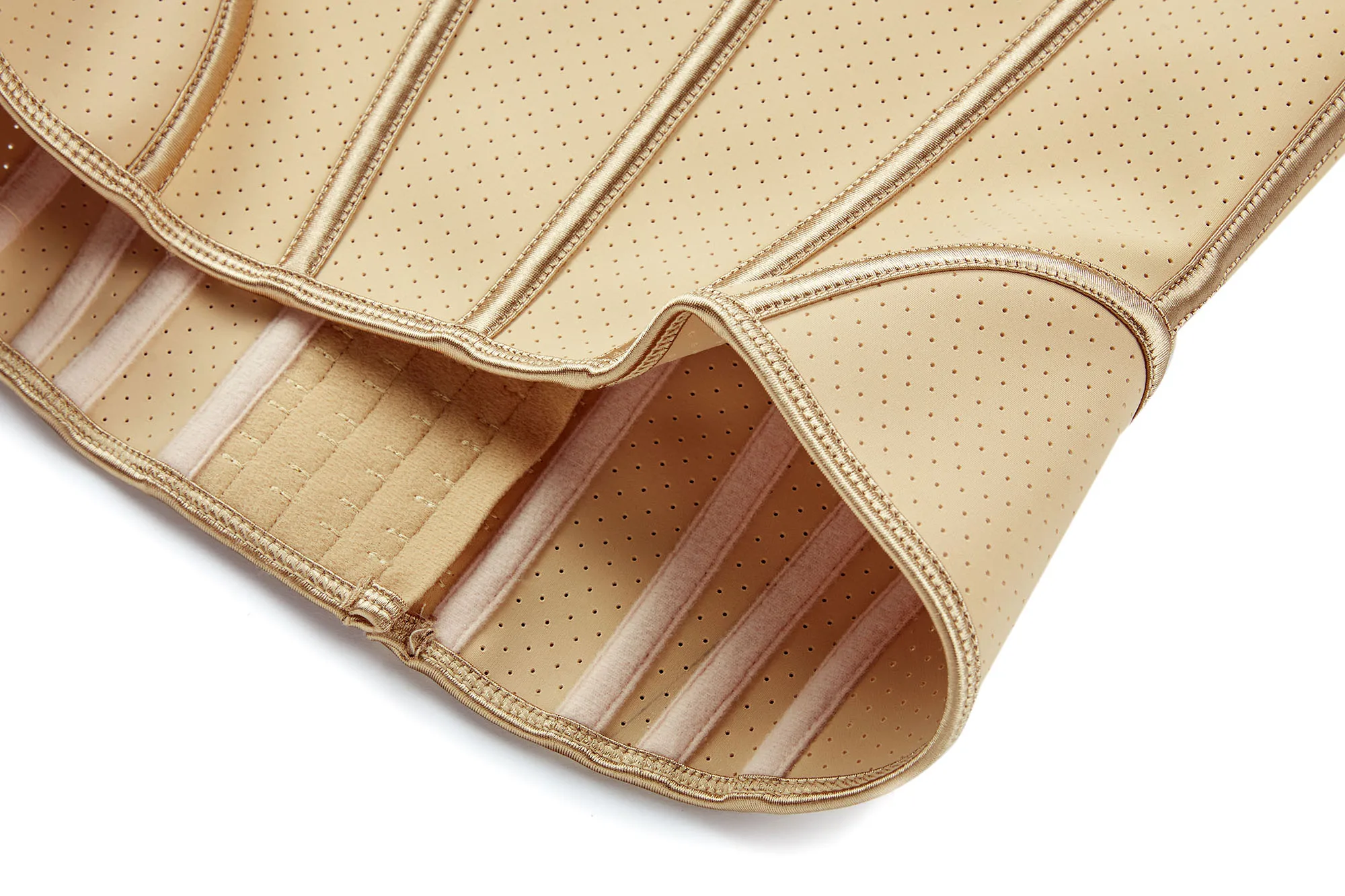 Glitter 100% latex Steel Bones Underbust Waist Corsets Cincher Black 3 Hooks Latex Breathable Waist Trainer Plus size