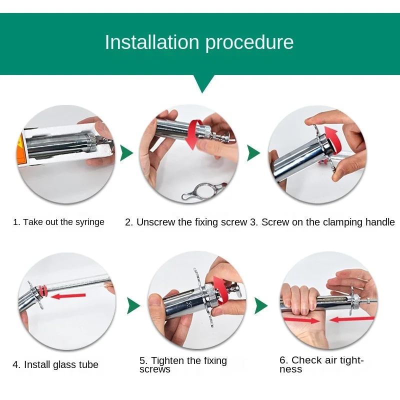 High quality Upgrade Type veterinary instrument Reusable Stainless Steel Hypodermic Veterinary Animal
