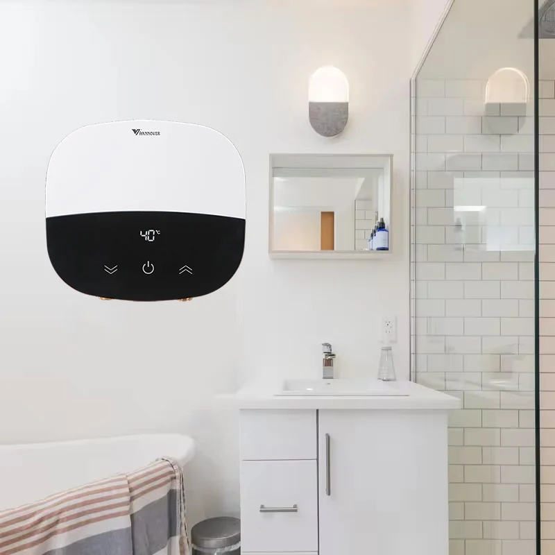 Home Mini Shower Bathroom Under Sink Tnstantaneous Electric Tankless Hot Water Heaters Electr Geyser For Kitchen