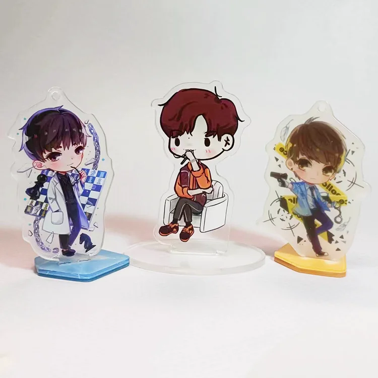 Китайский поставщик Kunshan акриловый Настольный орнамент на заказ креативный двусторонний стоячий знак