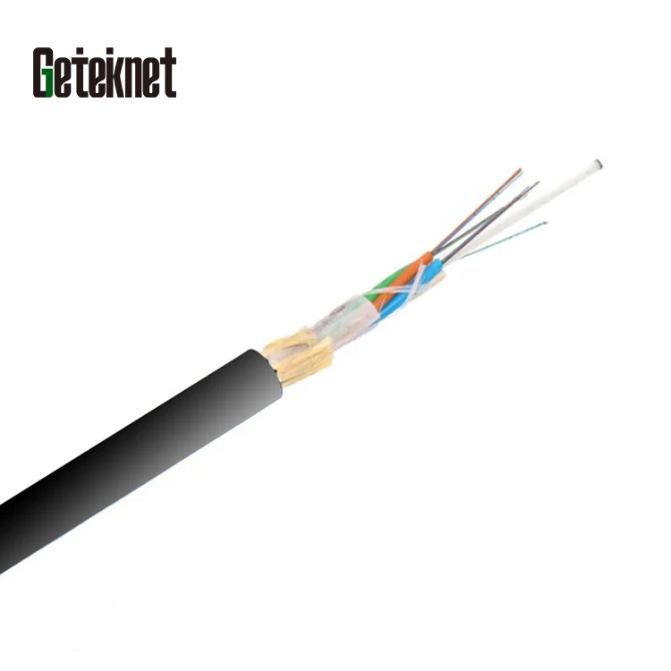 Geteknet 2km 12 24 32 48 96 144 core communication equipment cable ADSS G652D outdoor fibra optica fiber optic cable