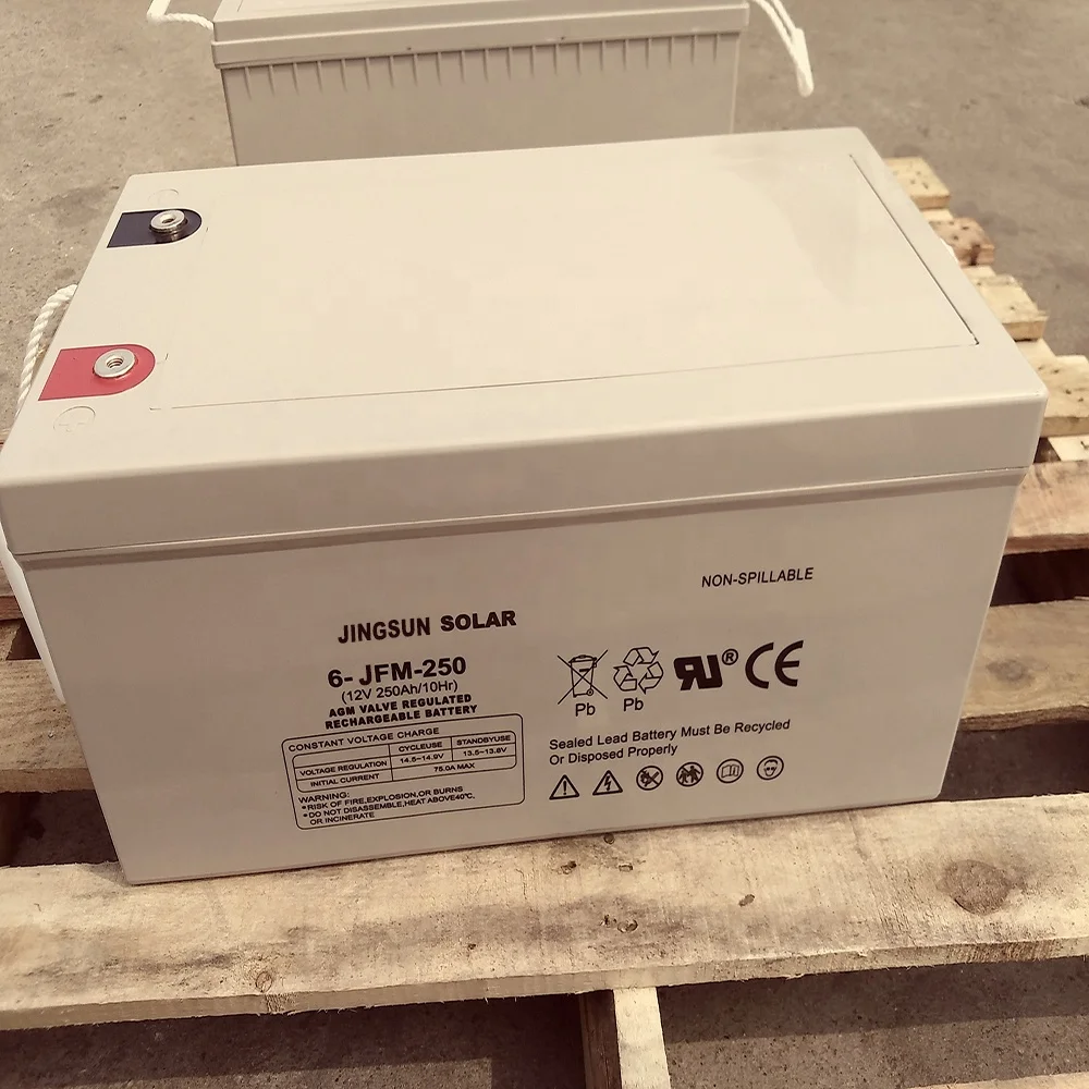 Jingsun глубокий цикл AMG/гелевая солнечная батарея 12V 250ah для солнечных