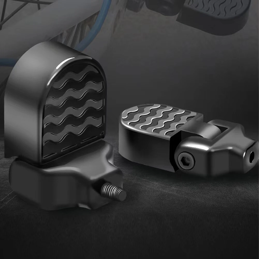 Aluminium Alloy Anti Slip Bicycle Rear Seat Pedal Easy Install Foot pegs