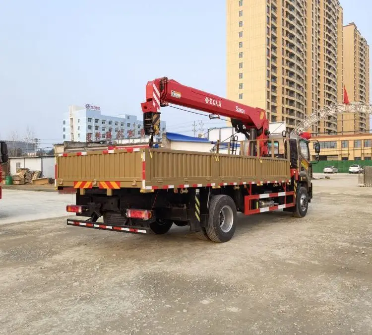 Foton Aumark Truck Mounted Mobile 6.3 Tons Telescopic Boom Crane