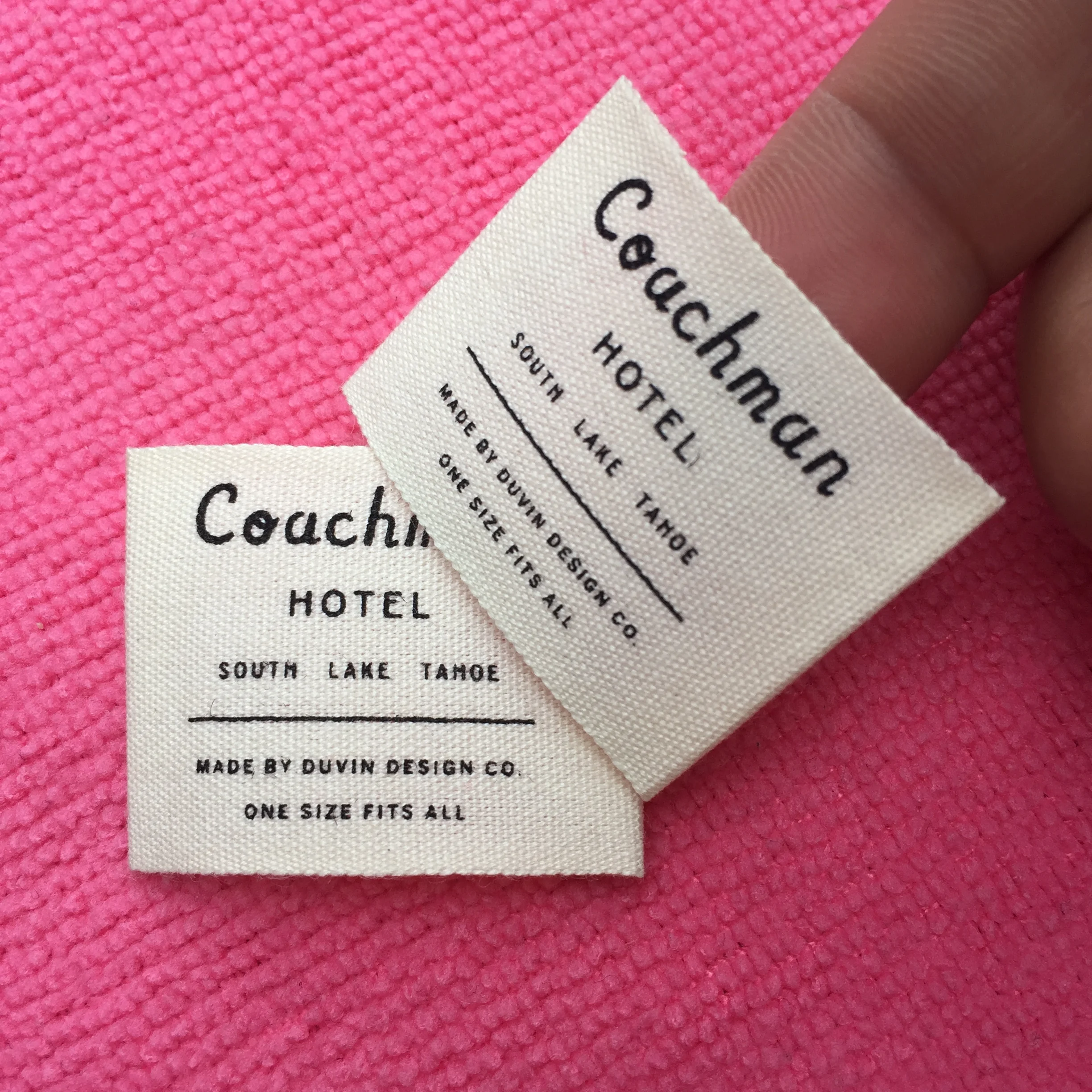 soft washing instructions cotton fabric label,double sides inside cotton label