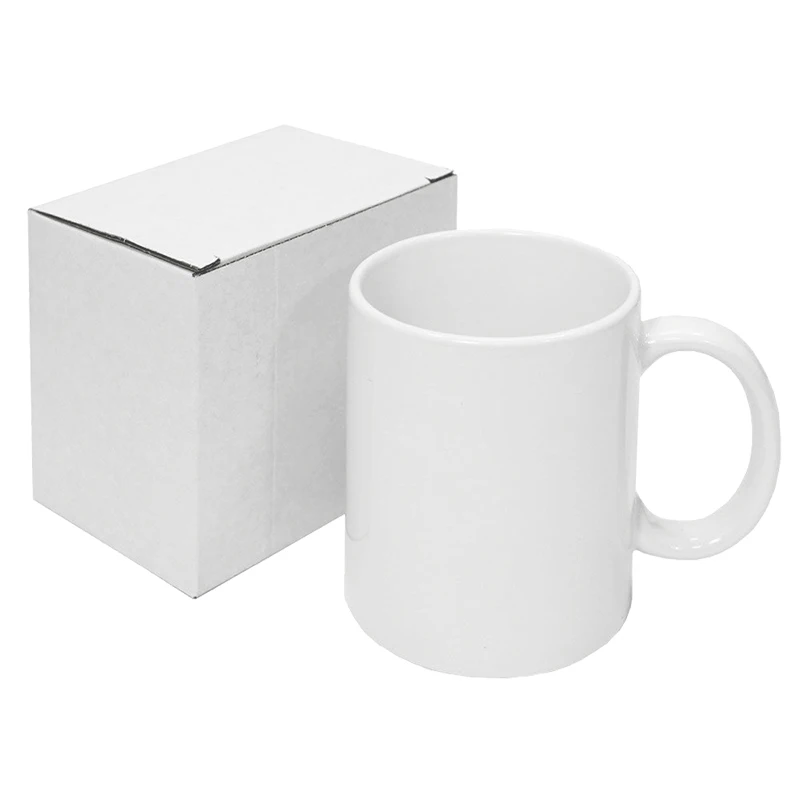 11oz Sublimation White Blank Mug with Sublimation Coating Blank Mug including individual box