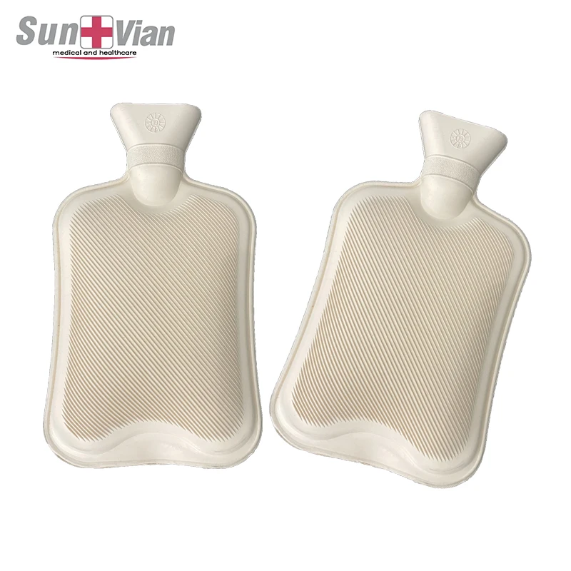 Натуральный резиновый мешок горячей воды 2000 мл Бутылка