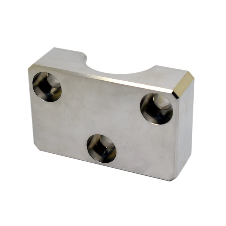 Mass Production Polishing Stainless Steel Milling CNC Machining Slot Block Parts