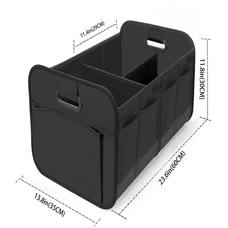 Large capacity foldable car trunk storage box Car storage bag Oxford fabric organizer supplies