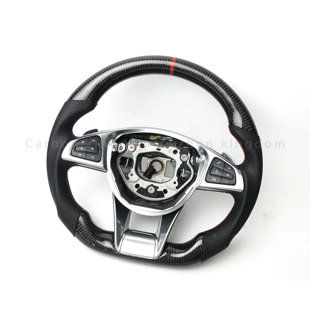 Изготовленный на заказ руль из углеродного волокна для Mercedes Benz w205 c класс старой модели новый