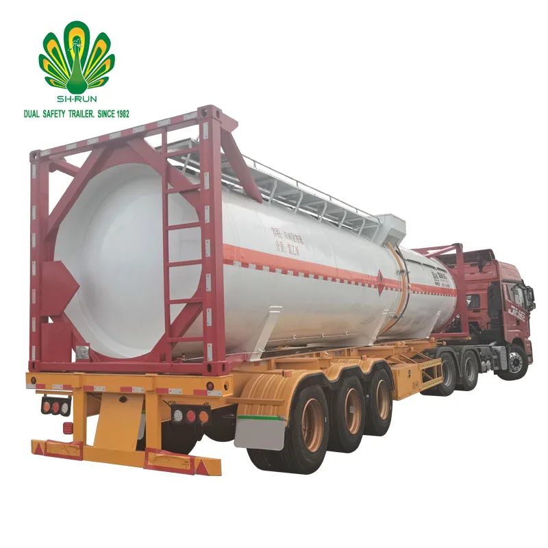 ASME Standard 20 40 FT Oil Fuel Water Transport ISO Tank Container