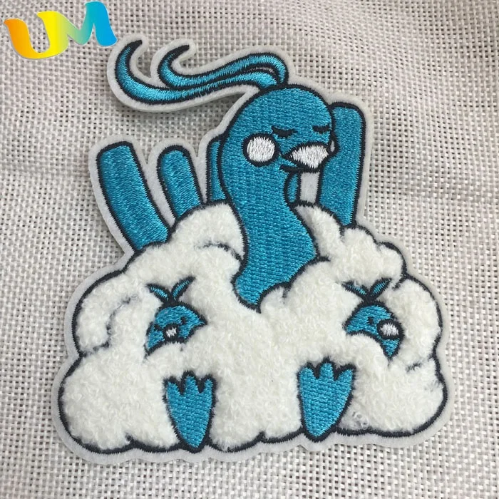 
Personalized Logo Round Shape Patches Custom Iron On Embroidery Patch For Clothing 