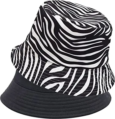 Двусторонняя двухсторонняя шляпа унисекс с принтом зебры летние дорожные Панамы пляжные солнцезащитные