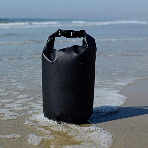 Portable Waterproof Bag Transparent Window Plaid PVC Portable Single Shoulder Dry Bag For Swimming Drift Bag