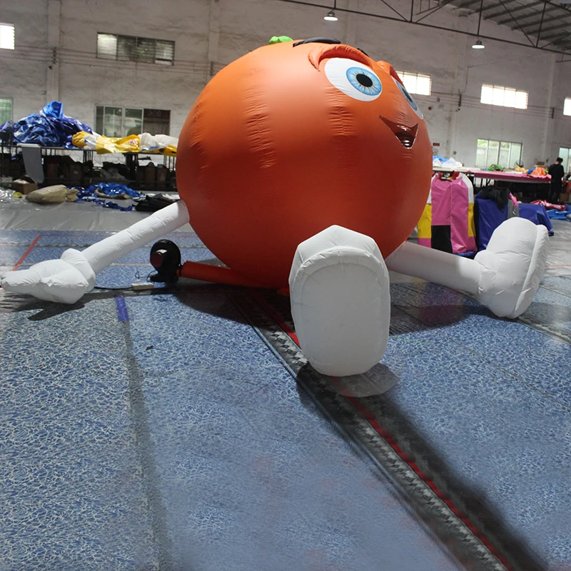 inflatable cartoon characters balloon toys giant inflatable orange man cartoon model advertising toy