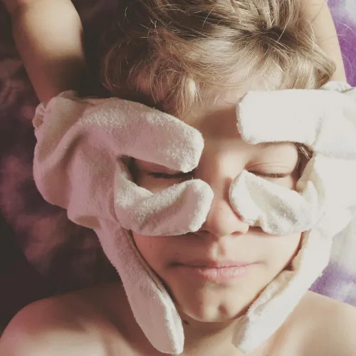 100%  Silk Glove Mitten, Garshana Glove, Ayuervedic Dry Massage Glove