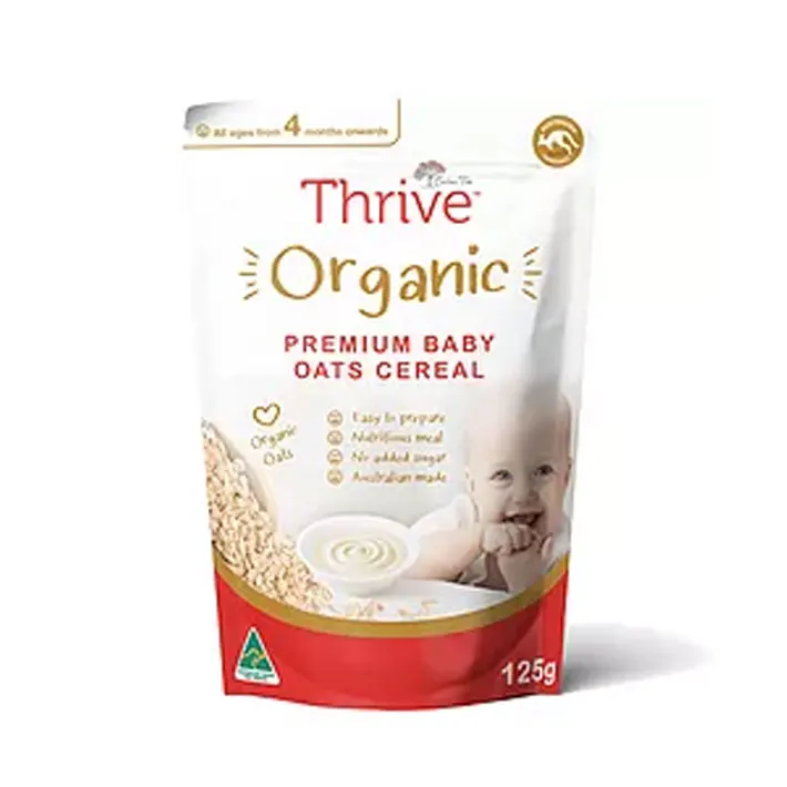 Organic Premium Baby Oats Cereal organic rice Premium cereal with organic oats milk powder  Baby Breakfast Cereal oat