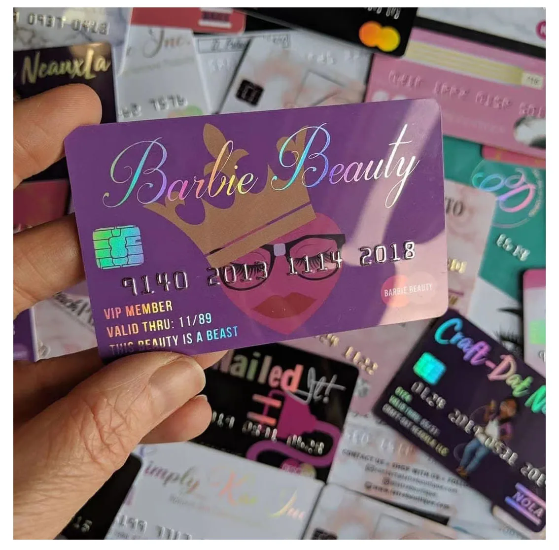 Factory OEM Hight Quality Credit Card Size Custom Printing Plastic Pvc Business Card