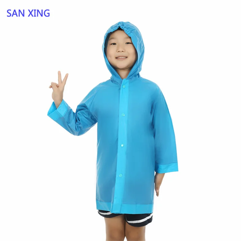 Clearance sale Eco-friendly Full Printed EVA Raincoat For kids