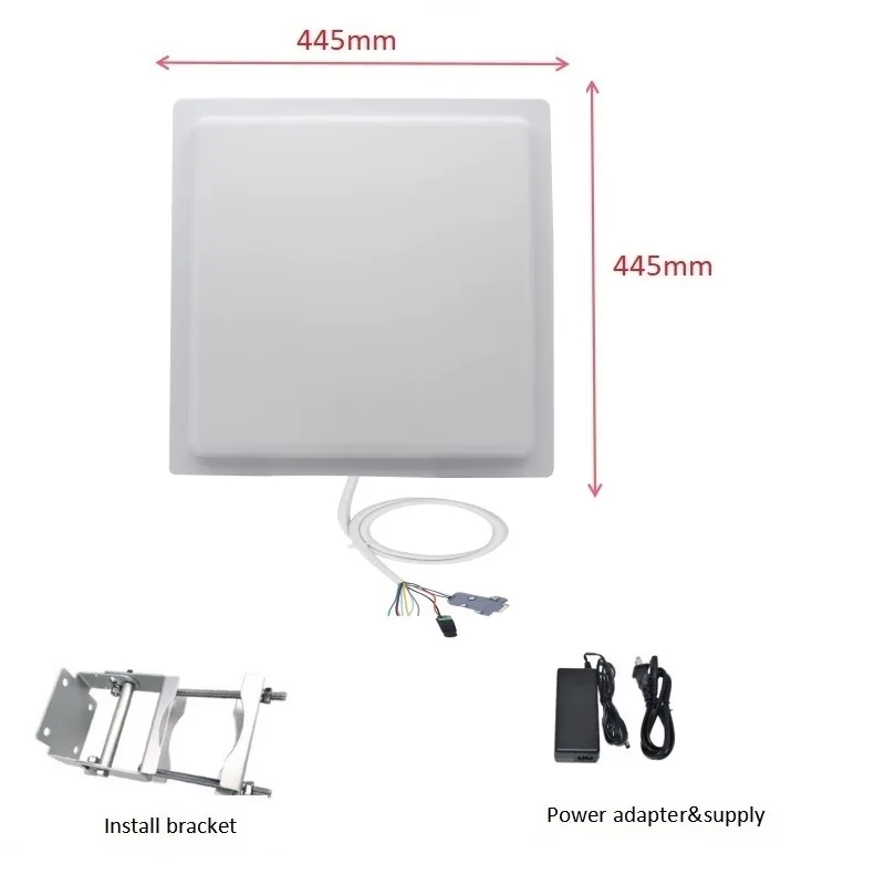 Uhf Rfid Reader Middle Distance Range RS232/RS485/USB 8dbi Antenna EPC Global Class 1 Gen2 / ISO18000-6 C ISO 18000-6C Invelion