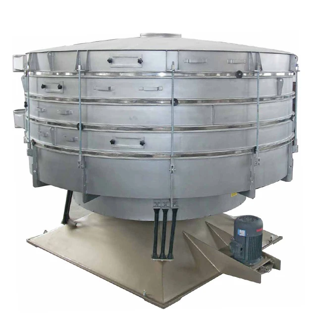 Sieving machine for corn powder