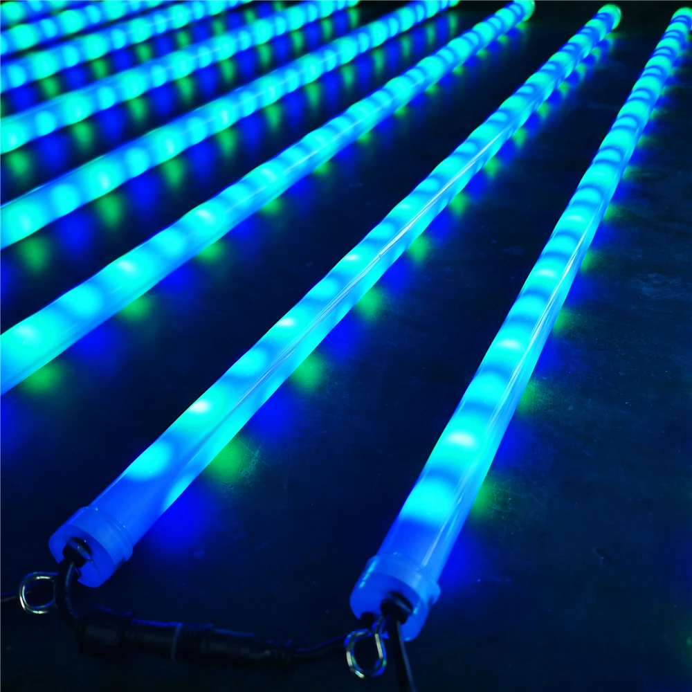 High Brightness 36W Led Colour Light 360 degree Led falling star light DJ night club bar 3D DMX led meteor light