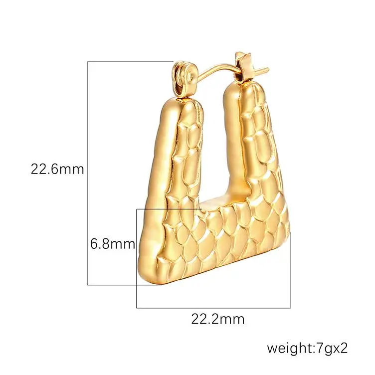 Stainless Steel AlloyFashion Jewelry Earrings arete chapa de oro Rhinestone Initial Zodiac Sign Vintage Clay Chrystal Earrings