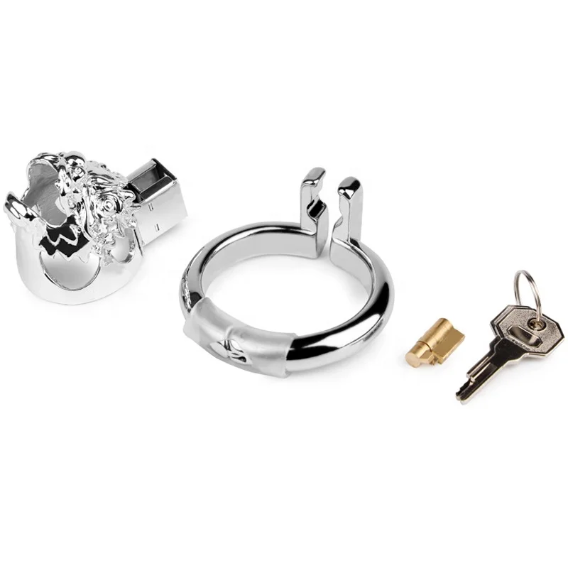 Zodiac Dragon Stainless Steel Bondage Cock Cage Male Chastity Devices Sex Toys Penis Chastity Cage for Men