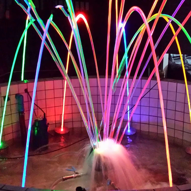 Индивидуальный цветной сменный ламинарный струйный водяной фонтан