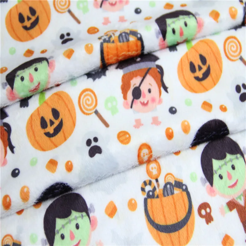 Digital printing 280gsm thick printed minky fabric for baby shoes