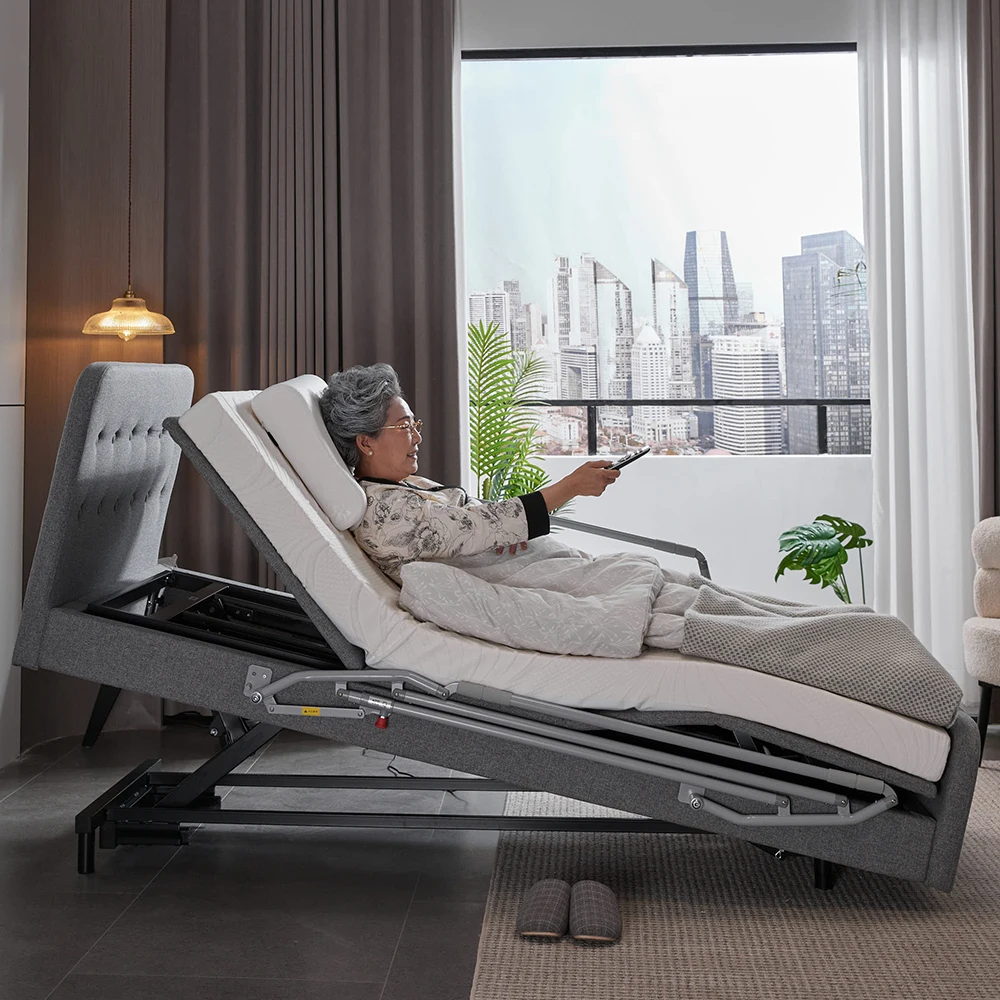 Tecforcare Modern hospital bed for home electrical nursing bed nursing home medical home care bed for elderly
