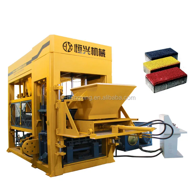High-Efficiency QT6-15 Hollow Block Machine | Fly Ash Brick Making Machine | Solid Brick Making Machine for Sale