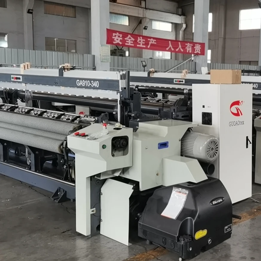 Staubli dobby shedding high speed air jet loom with 340cm width ROJ feeder