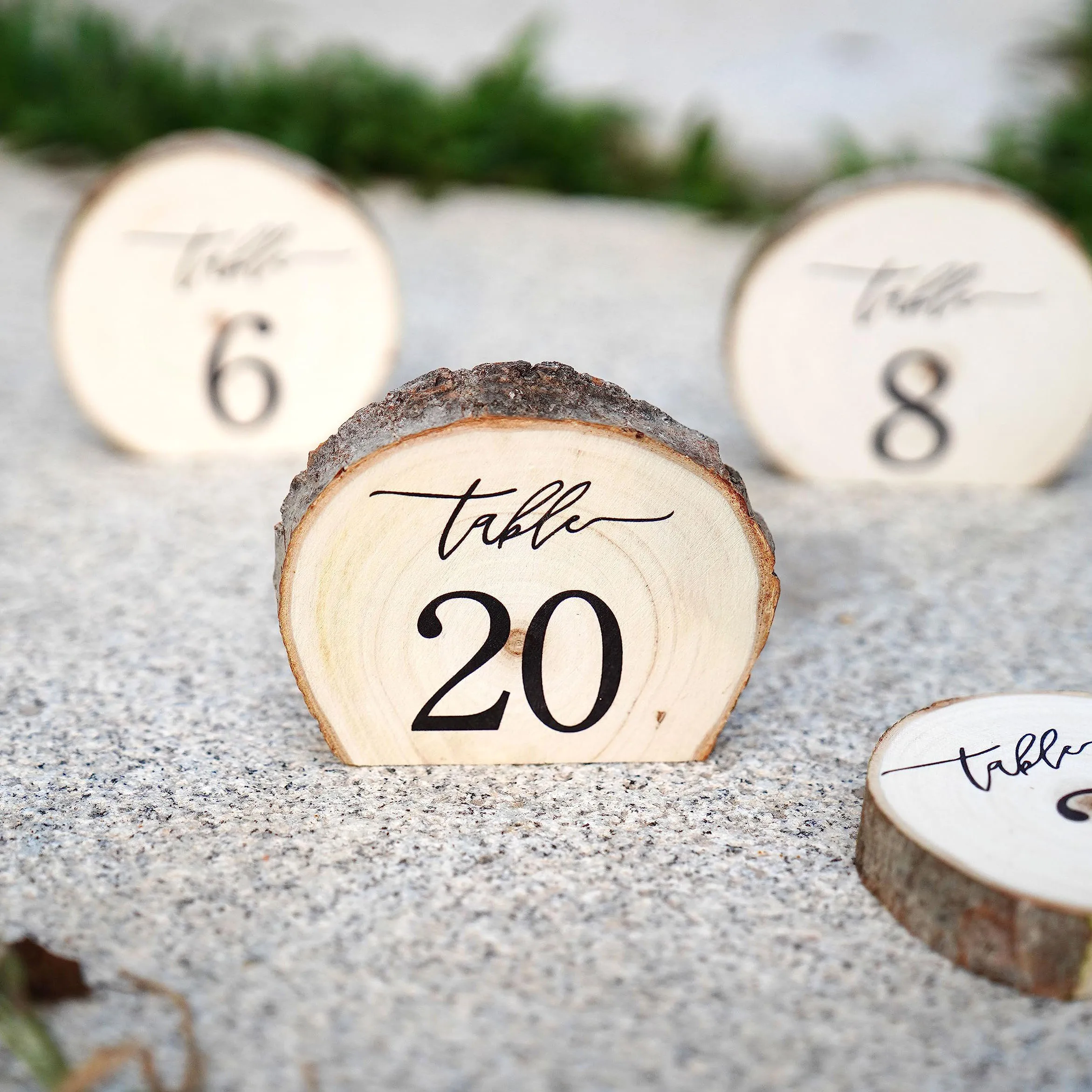 Custom Wooden Table Numbers 1-30 Wedding Table Numbers Perfect for Centerpiece Wedding Reception Table Numbers