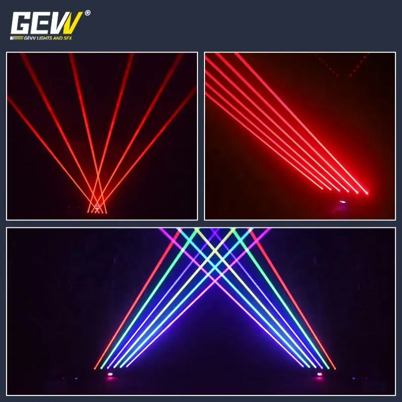 6 eyes rgb full color Wholesale Price Laser Light