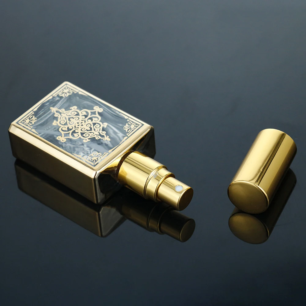 10ml 15ml 20ml Luxury Custom Essential Oil Glass Roller Bottles Gold Body Massage Oil Glass Spray Arabic Perfume Oil Bottle